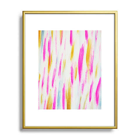 Allyson Johnson Brushed Brightly Metal Framed Art Print