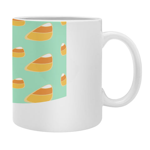 Allyson Johnson Candy Corn Blue Coffee Mug