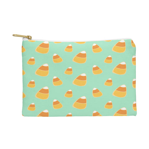Allyson Johnson Candy Corn Blue Pouch