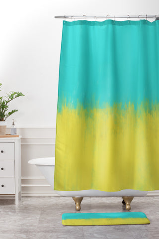 Allyson Johnson Caribbean Shower Curtain And Mat