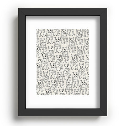 Allyson Johnson Cat Obsession Recessed Framing Rectangle