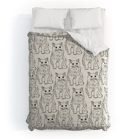 Allyson Johnson Cat Obsession Comforter