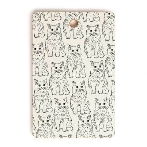 Allyson Johnson Cat Obsession Cutting Board Rectangle