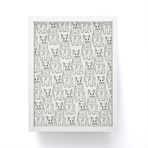 Allyson Johnson Cat Obsession Framed Mini Art Print