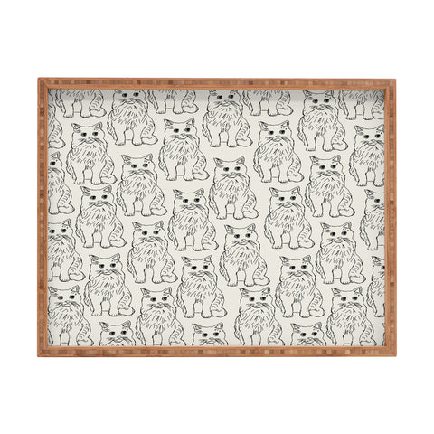 Allyson Johnson Cat Obsession Rectangular Tray