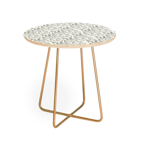 Allyson Johnson Cat Obsession Round Side Table