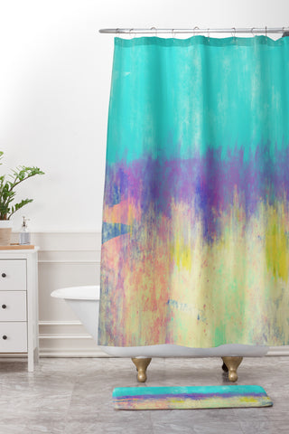 Allyson Johnson Celebration Shower Curtain And Mat