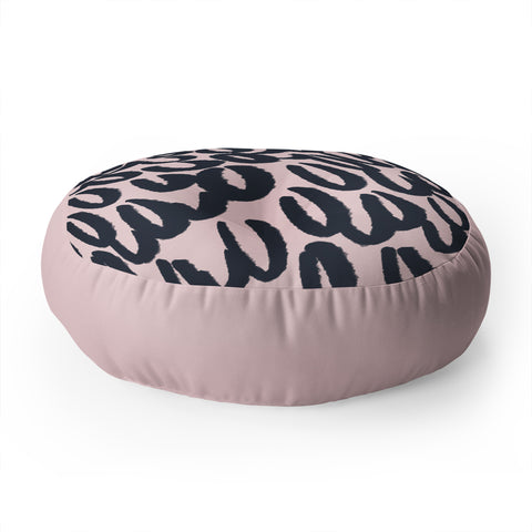 Allyson Johnson Classic Brush 2 Floor Pillow Round