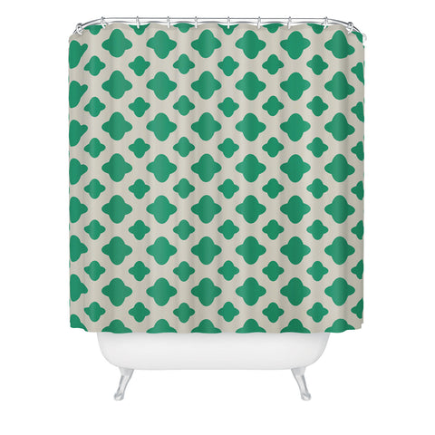 Allyson Johnson Classic Emerald Shower Curtain