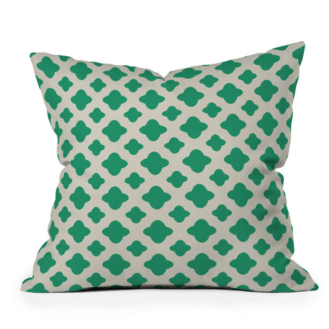 Allyson Johnson Classic Emerald Throw Pillow