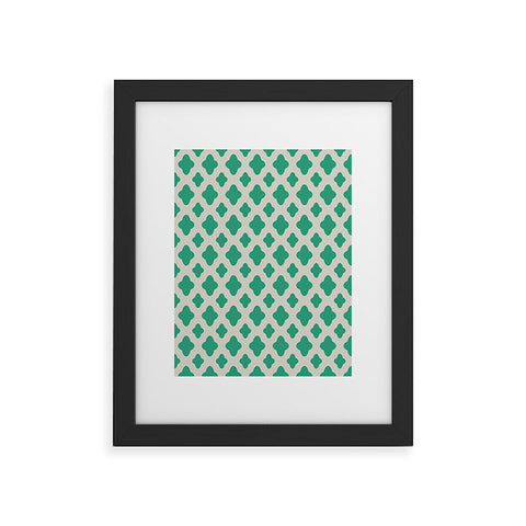 Allyson Johnson Classic Emerald Framed Art Print