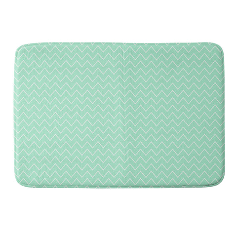 Allyson Johnson Classic Mint Memory Foam Bath Mat