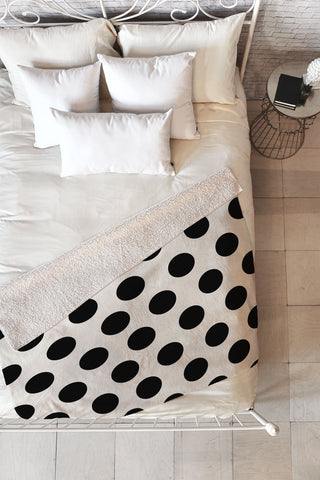 Allyson Johnson Classiest Cream Fleece Throw Blanket