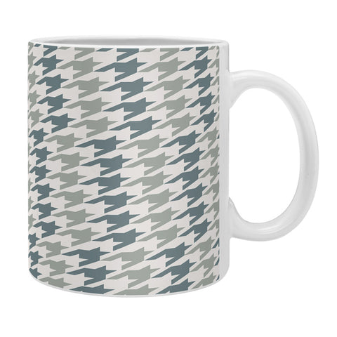 Allyson Johnson Classy Blue Houndstooth Coffee Mug