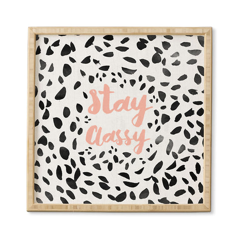 Allyson Johnson Classy Dalmation Framed Wall Art