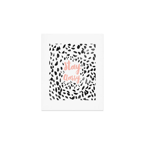 Allyson Johnson Classy Dalmation Art Print