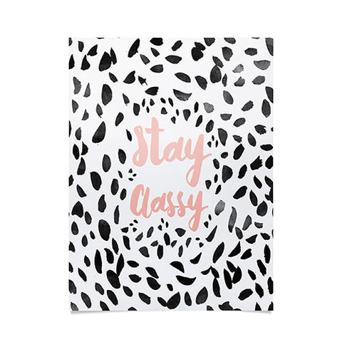 Allyson Johnson Classy Dalmation Poster
