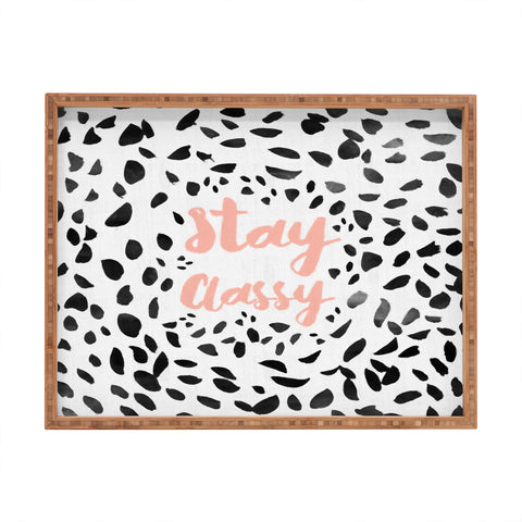 Allyson Johnson Classy Dalmation Rectangular Tray