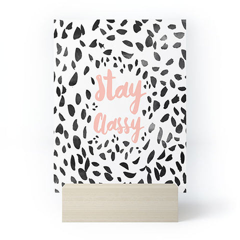 Allyson Johnson Classy Dalmation Mini Art Print