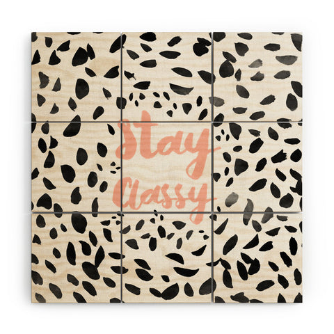 Allyson Johnson Classy Dalmation Wood Wall Mural