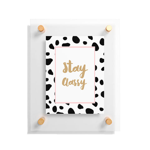 Allyson Johnson Classy Dots Floating Acrylic Print