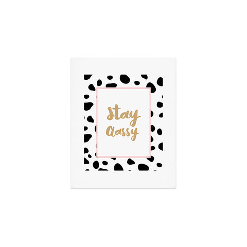 Allyson Johnson Classy Dots Art Print