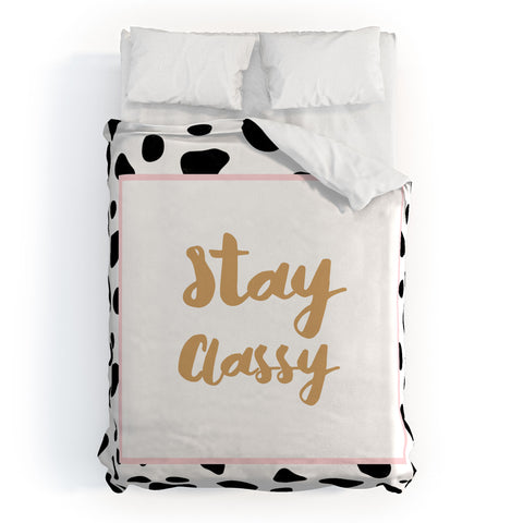 Allyson Johnson Classy Dots Duvet Cover