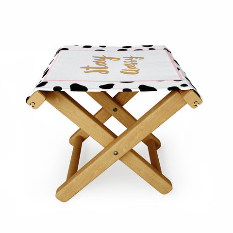 Allyson Johnson Classy Dots Folding Stool