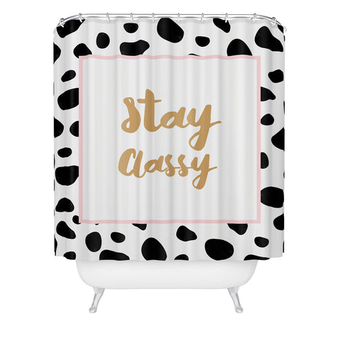 Allyson Johnson Classy Dots Shower Curtain