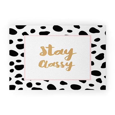 Allyson Johnson Classy Dots Welcome Mat