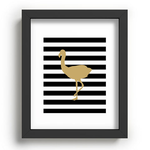 Allyson Johnson Classy Flamingos Recessed Framing Rectangle