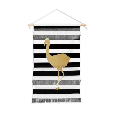 Allyson Johnson Classy Flamingos Wall Hanging Portrait