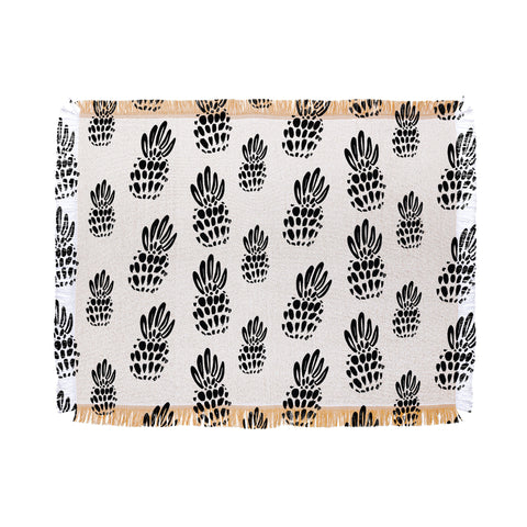 Allyson Johnson Classy Pines Throw Blanket