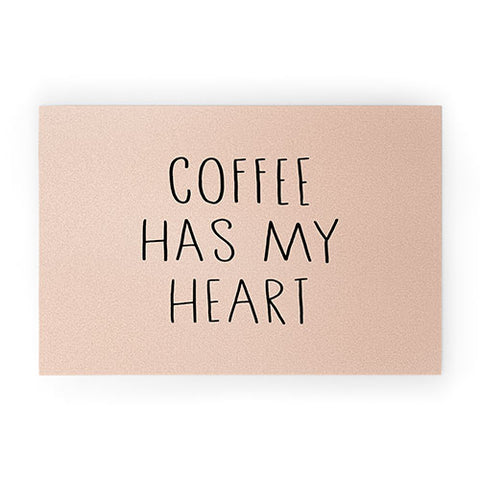 Allyson Johnson Coffee has my heart Welcome Mat