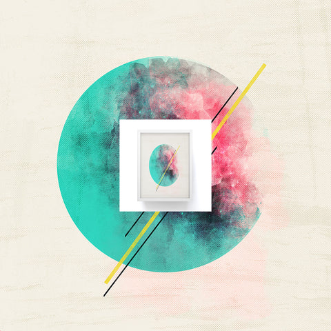 Allyson Johnson Color Explosion Framed Mini Art Print