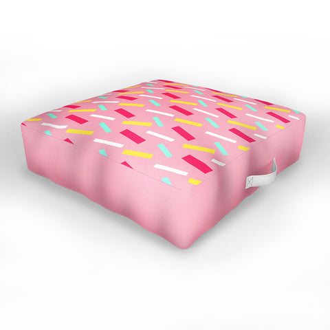 Allyson Johnson Confetti party Outdoor Floor Cushion