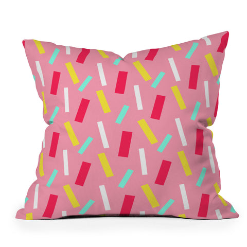 Allyson Johnson Confetti party Throw Pillow