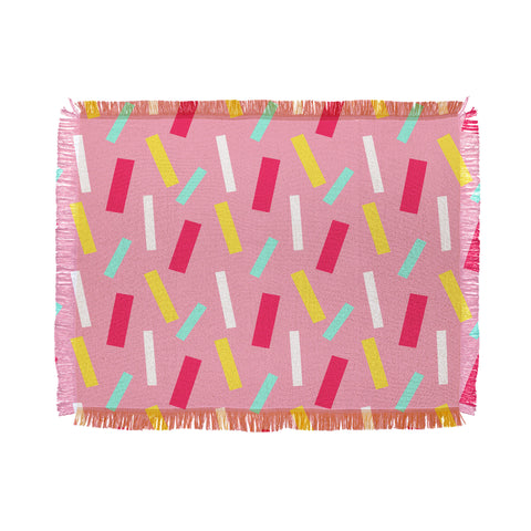 Allyson Johnson Confetti party Throw Blanket