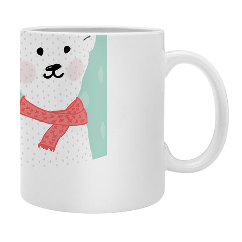 Allyson Johnson Cozy Polar Bear Coffee Mug