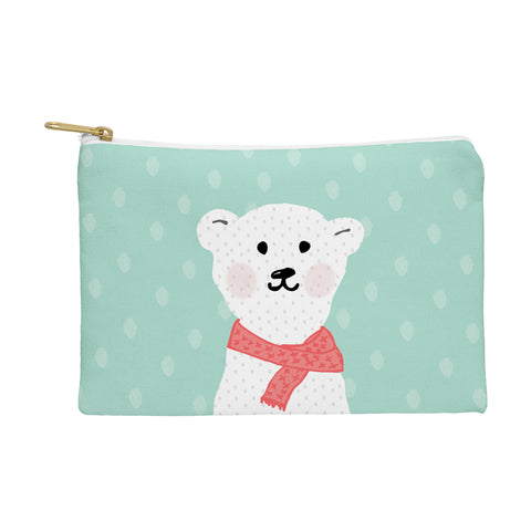 Allyson Johnson Cozy Polar Bear Pouch