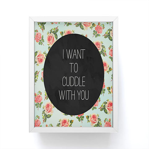 Allyson Johnson Cuddle With You Framed Mini Art Print