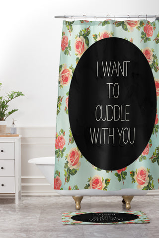 Allyson Johnson Cuddle With You Shower Curtain And Mat