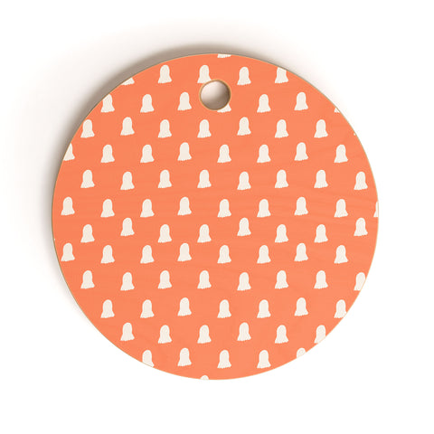 Allyson Johnson Cute Ghosts halloween Cutting Board Round