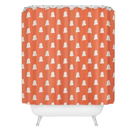 Allyson Johnson Cute Ghosts halloween Shower Curtain