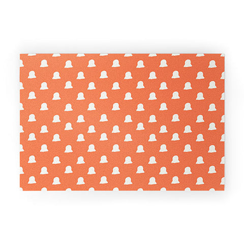 Allyson Johnson Cute Ghosts halloween Welcome Mat