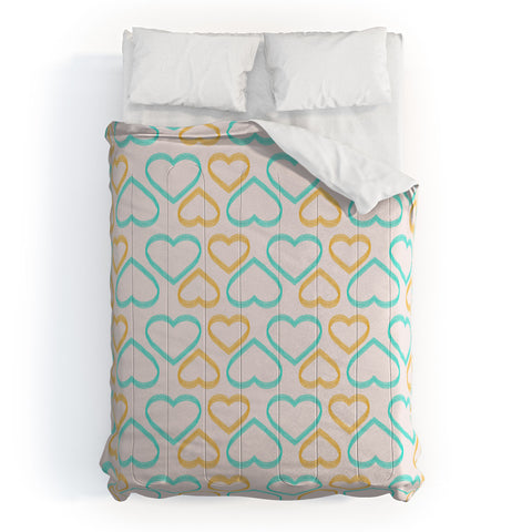 Allyson Johnson Cute Hearts Comforter