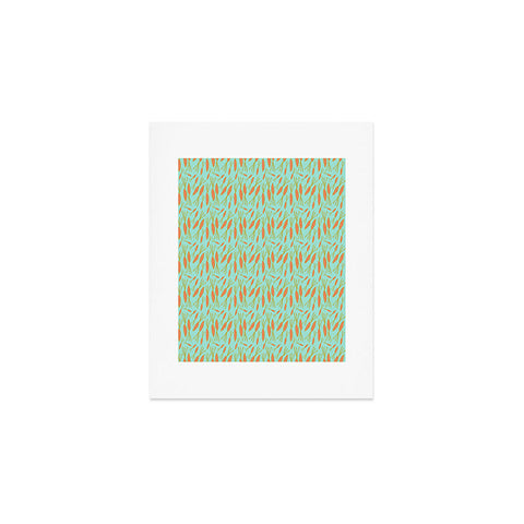 Allyson Johnson Cute Little Carrots Art Print