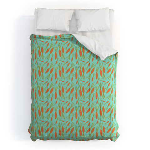 Allyson Johnson Cute Little Carrots Comforter