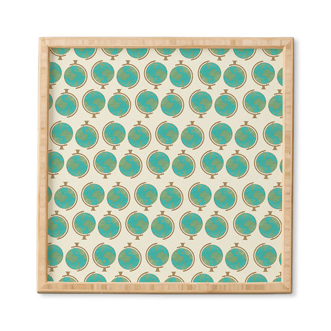 Allyson Johnson Cute Little Globes Framed Wall Art