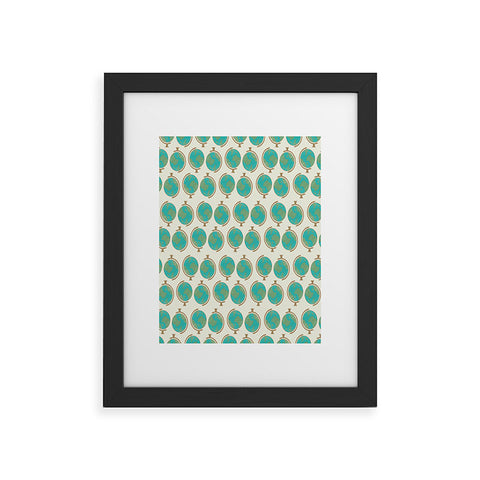 Allyson Johnson Cute Little Globes Framed Art Print